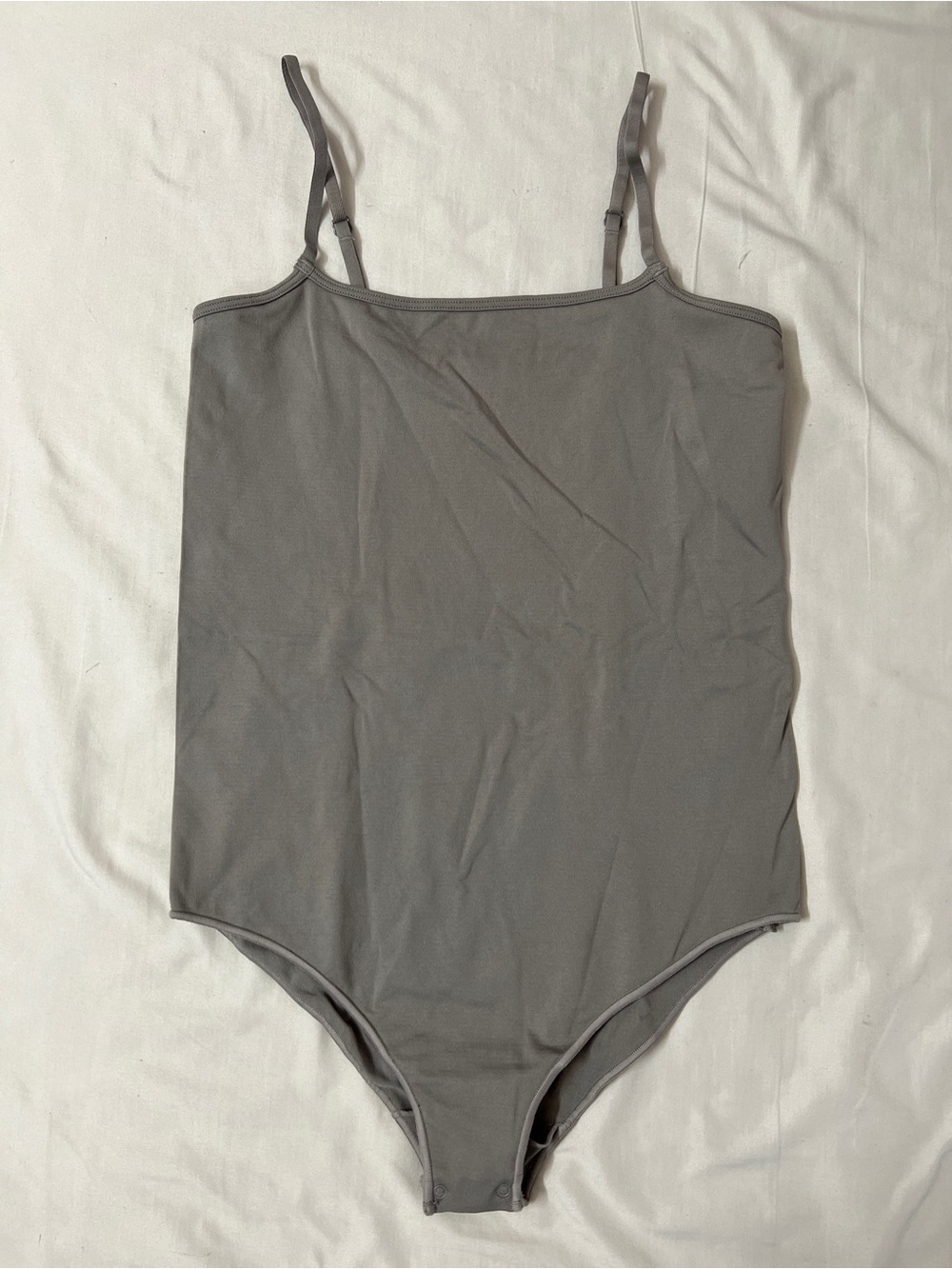 SKIMS Essential Cami Bodysuit Grey